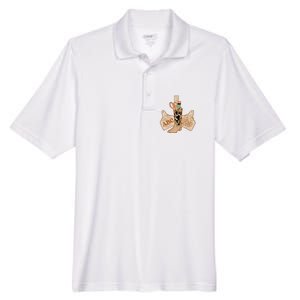 Western Teacher Cowboy Cowgirl Men's Origin Performance Pique Polo