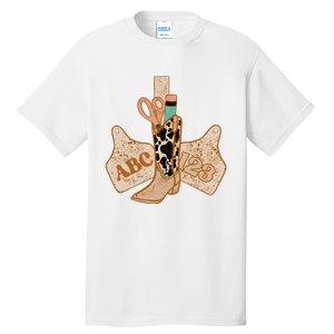 Western Teacher Cowboy Cowgirl Tall T-Shirt