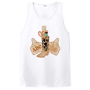 Western Teacher Cowboy Cowgirl PosiCharge Competitor Tank