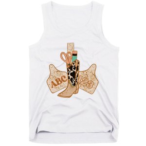 Western Teacher Cowboy Cowgirl Tank Top