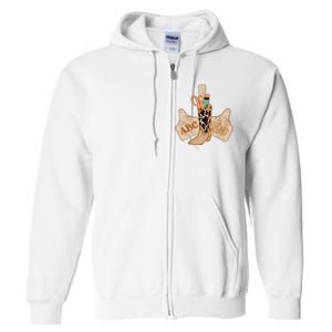 Western Teacher Cowboy Cowgirl Full Zip Hoodie