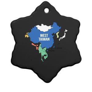 West Taiwan China Map Define China West Taiwan Funny China Funny Gift Ceramic Star Ornament