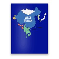 West Taiwan China Map Define China West Taiwan Funny China Funny Gift Poster