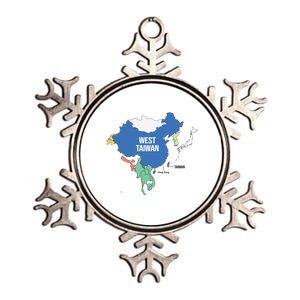 West Taiwan China Map Define China West Taiwan Funny China Funny Gift Metallic Star Ornament