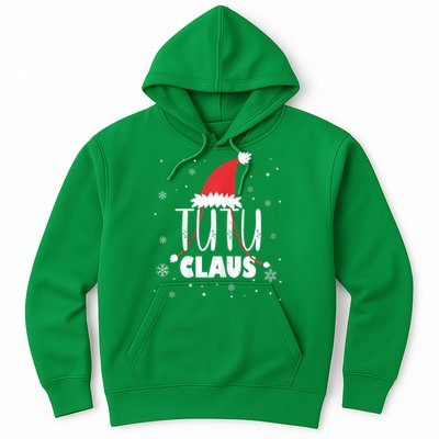 Womens Tutu Claus Santa Hat Hawaiian Grandma & Grandkids Christmas Hoodie