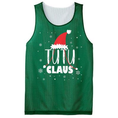 Womens Tutu Claus Santa Hat Hawaiian Grandma & Grandkids Christmas Mesh Reversible Basketball Jersey Tank