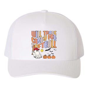 Will Trade Candy For Softball Yupoong Adult 5-Panel Trucker Hat