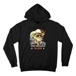 Western Trump Cow You Missed Again Hoodie