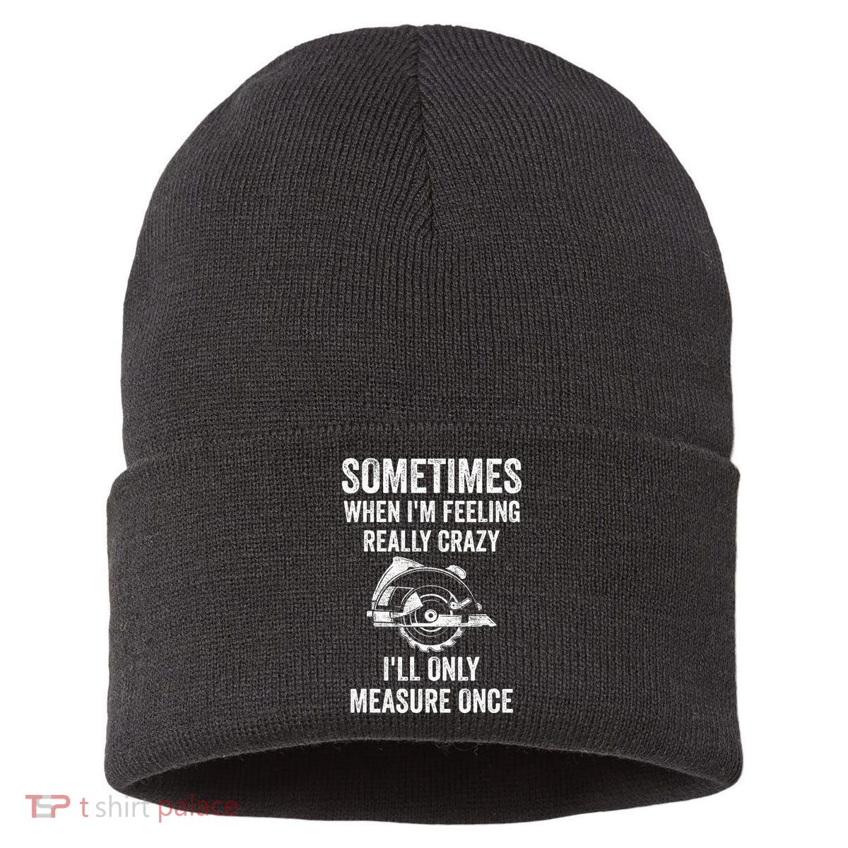 Woodworking Trim Carpenter Sustainable Knit Beanie