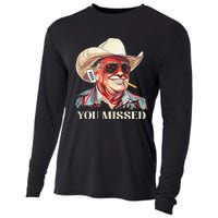 Western Trump Cowboy You Missed Cooling Performance Long Sleeve Crew