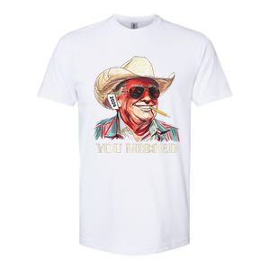 Western Trump Cowboy You Missed Softstyle CVC T-Shirt