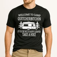 Welcome To Camp Quitcherbitchin Funny Camping Cooling Performance Crew T-Shirt