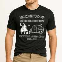 Welcome To Camp Quitcherbitchin Funny Camping Cooling Performance Crew T-Shirt