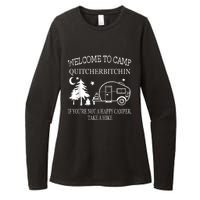 Welcome To Camp Quitcherbitchin Funny Camping Womens CVC Long Sleeve Shirt