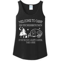 Welcome To Camp Quitcherbitchin Funny Camping Ladies Essential Tank