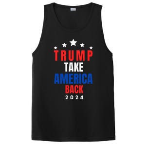 Western Trump Cow You Missed Trump 2024 Usa Flag 2 Side PosiCharge Competitor Tank