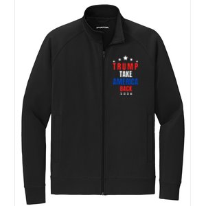 Western Trump Cow You Missed Trump 2024 Usa Flag 2 Side Stretch Full-Zip Cadet Jacket