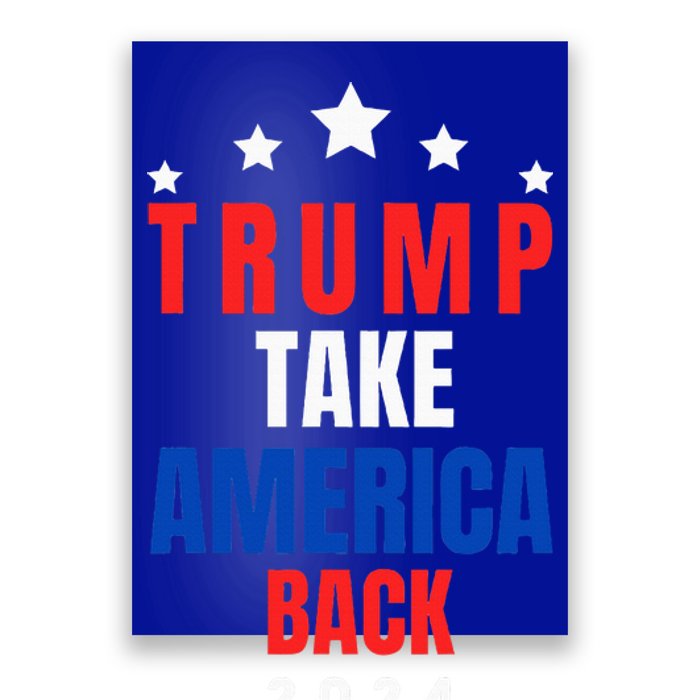 Western Trump Cow You Missed Trump 2024 Usa Flag 2 Side Poster