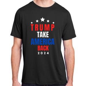 Western Trump Cow You Missed Trump 2024 Usa Flag Adult ChromaSoft Performance T-Shirt