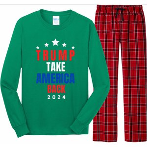 Western Trump Cow You Missed Trump 2024 Usa Flag Long Sleeve Pajama Set