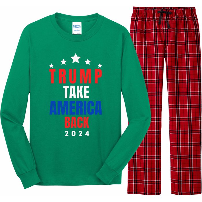 Western Trump Cow You Missed Trump 2024 Usa Flag Long Sleeve Pajama Set