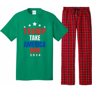 Western Trump Cow You Missed Trump 2024 Usa Flag Pajama Set