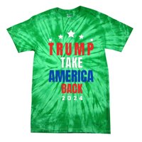 Western Trump Cow You Missed Trump 2024 Usa Flag Tie-Dye T-Shirt