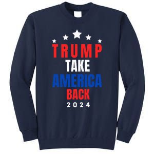 Western Trump Cow You Missed Trump 2024 Usa Flag Tall Sweatshirt