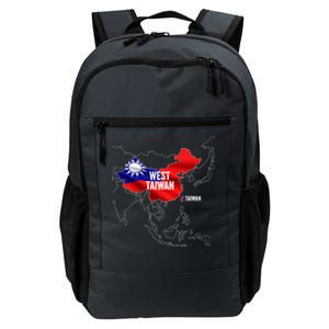 West Taiwan China Map Gift Daily Commute Backpack