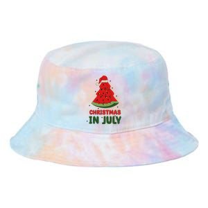 Watermelon Tree Christmas In July Festivities Tie Dye Newport Bucket Hat