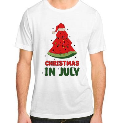 Watermelon Tree Christmas In July Festivities Adult ChromaSoft Performance T-Shirt