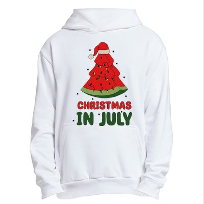 Watermelon Tree Christmas In July Festivities Urban Pullover Hoodie