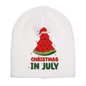 Watermelon Tree Christmas In July Festivities Short Acrylic Beanie