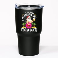 Womens Tropical Christmas It's The Most Wonderful Time For A Beer Tumbler