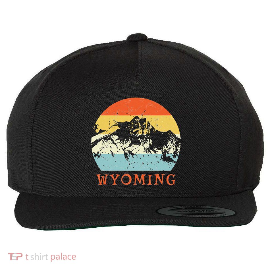 Wyoming The Cowboy State. Wyoming Wool Snapback Cap