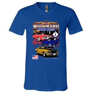 Woodward Timeless Cruisin 2024 Car Cruise V-Neck T-Shirt