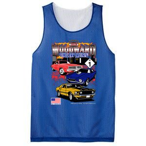 Woodward Timeless Cruisin 2024 Car Cruise Mesh Reversible Basketball Jersey Tank