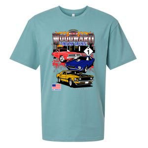 Woodward Timeless Cruisin 2024 Car Cruise Sueded Cloud Jersey T-Shirt