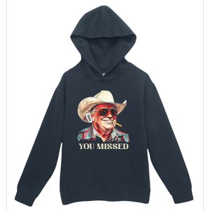 Western Trump Cowboy You Missed Urban Pullover Hoodie