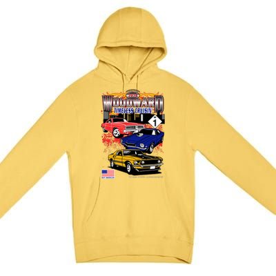 Woodward Timeless Cruisin 2024 Car Cruise Premium Pullover Hoodie