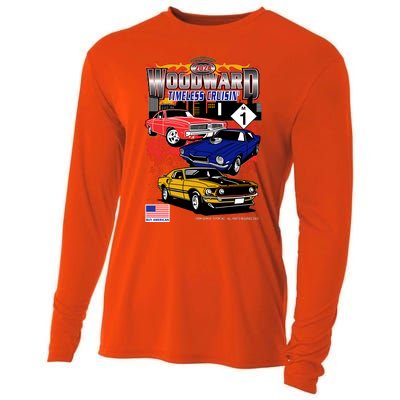 Woodward Timeless Cruisin 2024 Car Cruise Cooling Performance Long Sleeve Crew