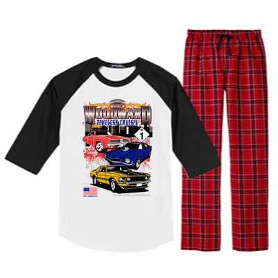 Woodward Timeless Cruisin 2024 Car Cruise Raglan Sleeve Pajama Set