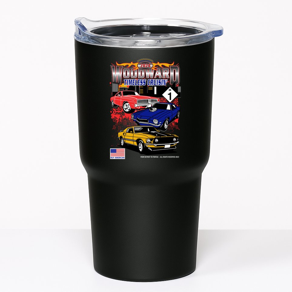 Woodward Timeless Cruisin 2024 Car Cruise Tumbler