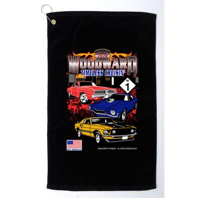 Woodward Timeless Cruisin 2024 Car Cruise Platinum Collection Golf Towel