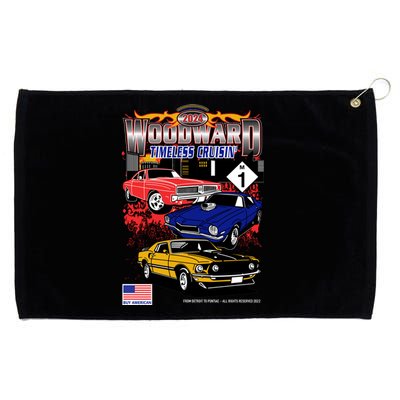 Woodward Timeless Cruisin 2024 Car Cruise Grommeted Golf Towel