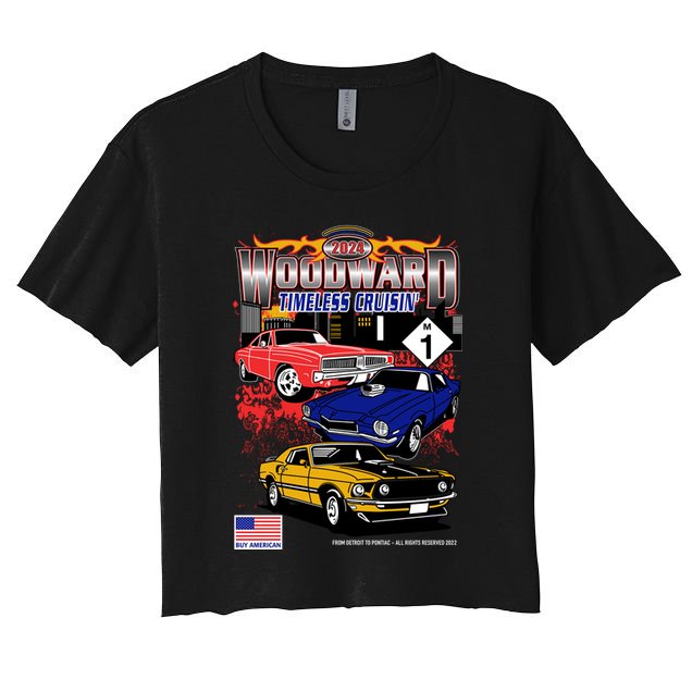 Woodward Timeless Cruisin 2024 Car Cruise Crop Top