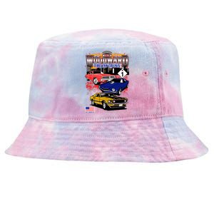 Woodward Timeless Cruisin 2024 Car Cruise Tie-Dyed Bucket Hat