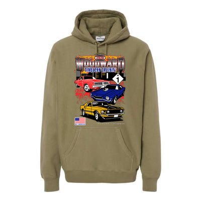 Woodward Timeless Cruisin 2024 Car Cruise Premium Hoodie