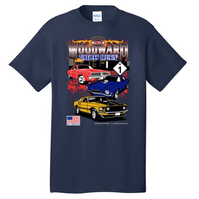 Woodward Timeless Cruisin 2024 Car Cruise Tall T-Shirt