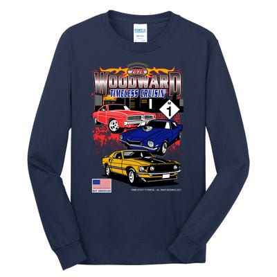 Woodward Timeless Cruisin 2024 Car Cruise Tall Long Sleeve T-Shirt